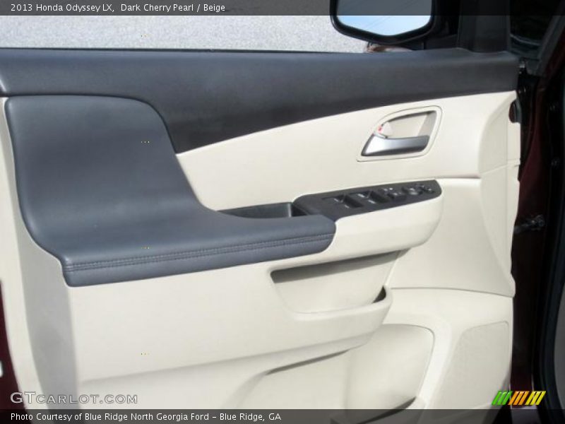 Dark Cherry Pearl / Beige 2013 Honda Odyssey LX
