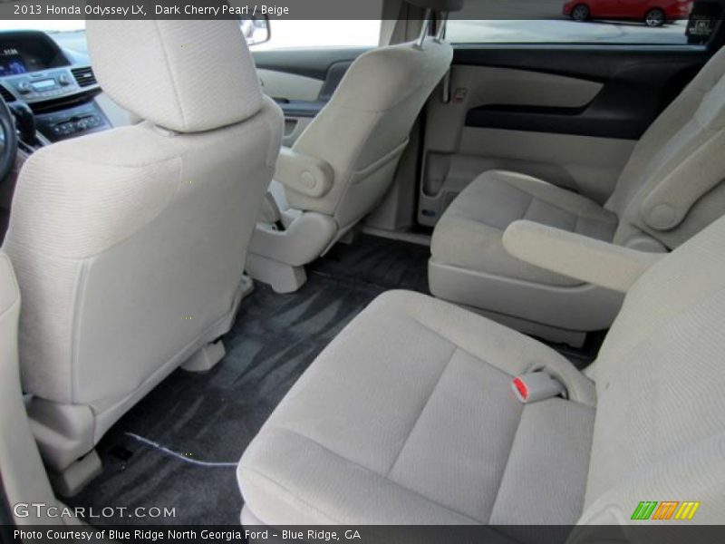 Dark Cherry Pearl / Beige 2013 Honda Odyssey LX