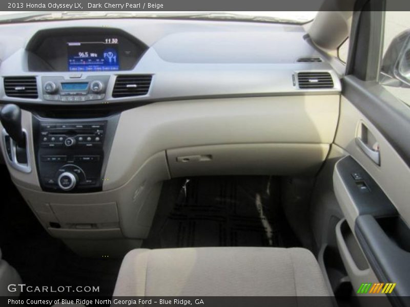 Dark Cherry Pearl / Beige 2013 Honda Odyssey LX