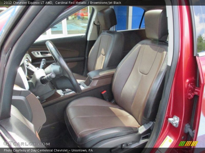 Cardinal Red Metallic / Brownstone/Jet Black 2012 Chevrolet Equinox LT AWD