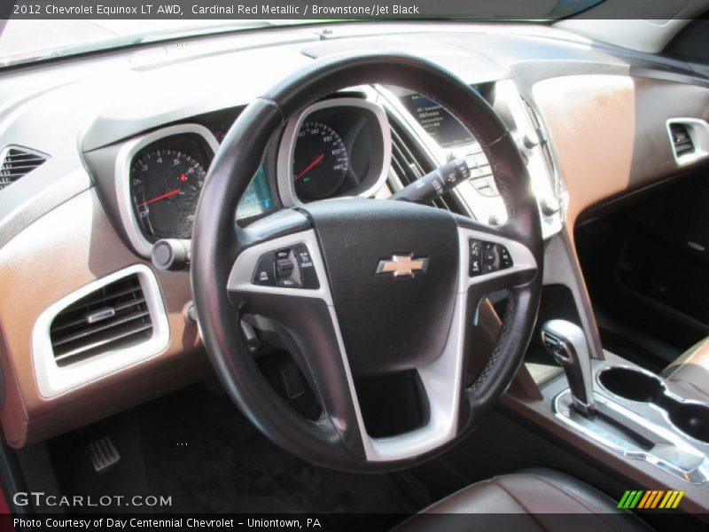 Cardinal Red Metallic / Brownstone/Jet Black 2012 Chevrolet Equinox LT AWD