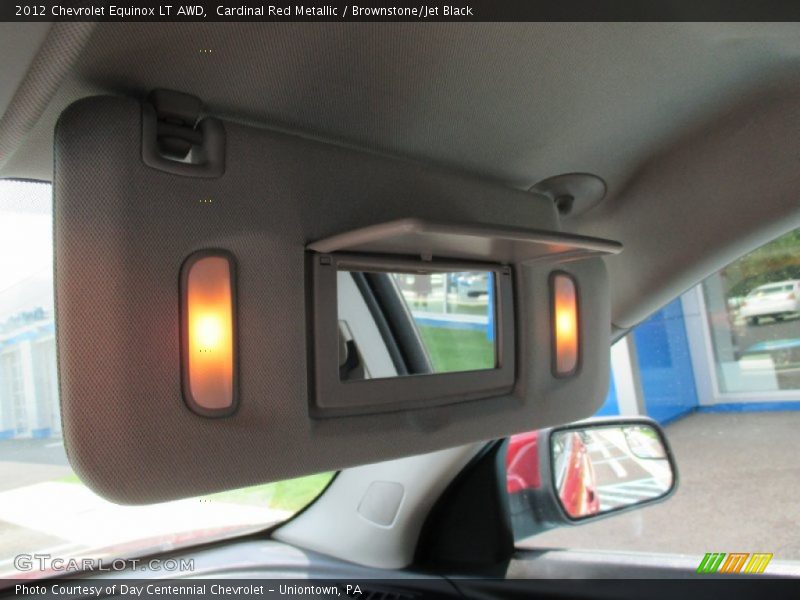 Cardinal Red Metallic / Brownstone/Jet Black 2012 Chevrolet Equinox LT AWD