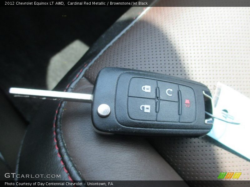 Cardinal Red Metallic / Brownstone/Jet Black 2012 Chevrolet Equinox LT AWD