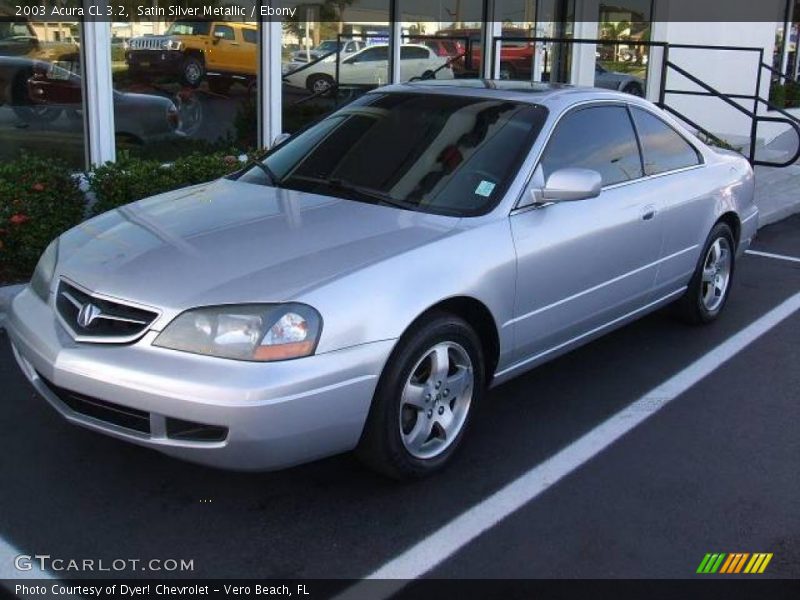 Satin Silver Metallic / Ebony 2003 Acura CL 3.2