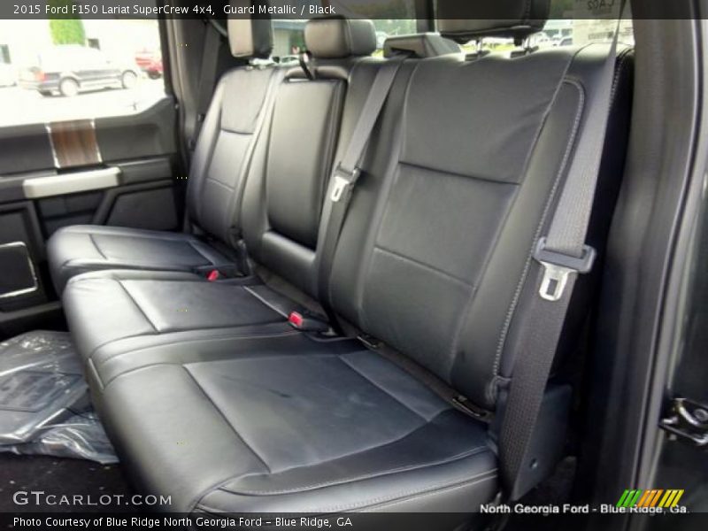 Guard Metallic / Black 2015 Ford F150 Lariat SuperCrew 4x4