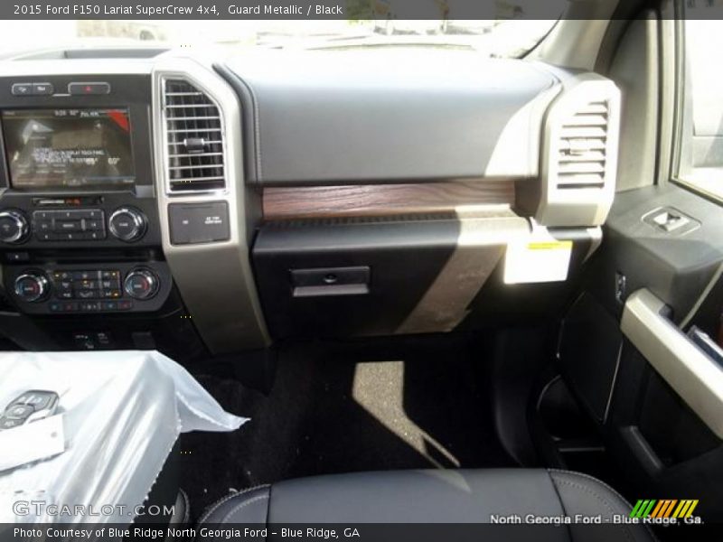 Guard Metallic / Black 2015 Ford F150 Lariat SuperCrew 4x4