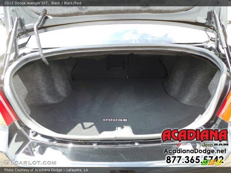 Black / Black/Red 2013 Dodge Avenger SXT