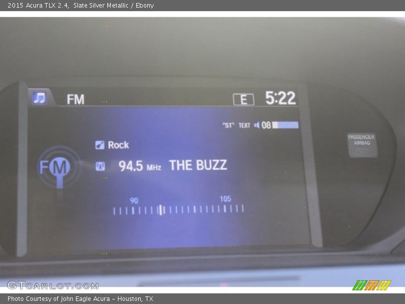 Slate Silver Metallic / Ebony 2015 Acura TLX 2.4