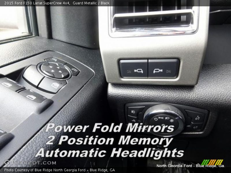 Guard Metallic / Black 2015 Ford F150 Lariat SuperCrew 4x4
