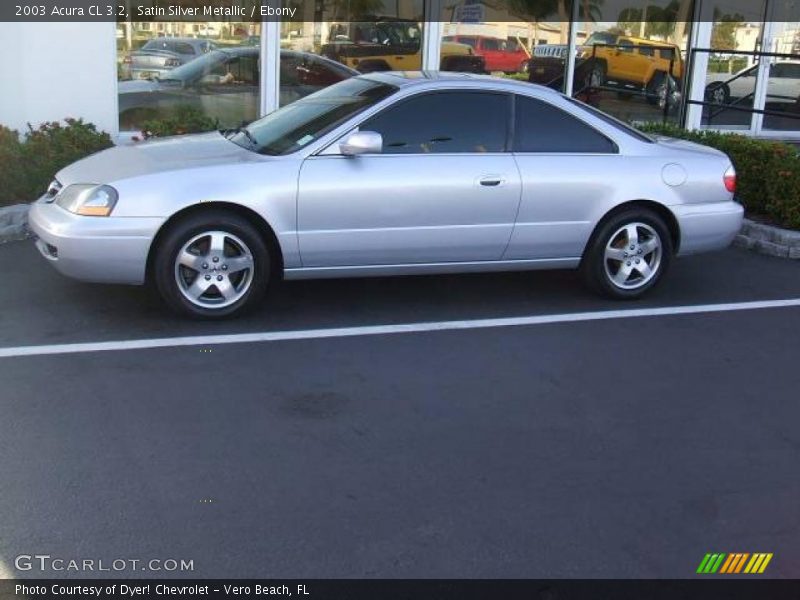 Satin Silver Metallic / Ebony 2003 Acura CL 3.2