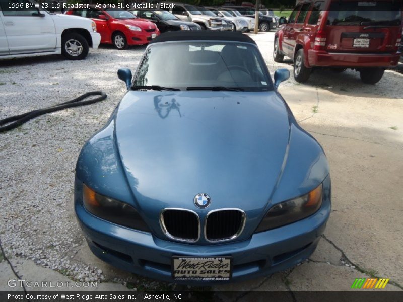 Atlanta Blue Metallic / Black 1996 BMW Z3 1.9 Roadster