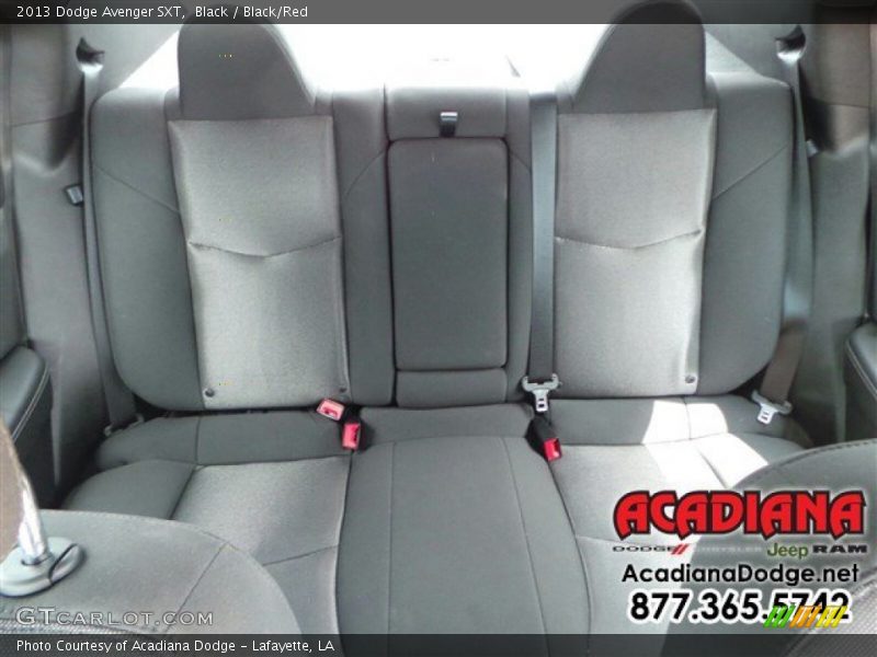 Black / Black/Red 2013 Dodge Avenger SXT
