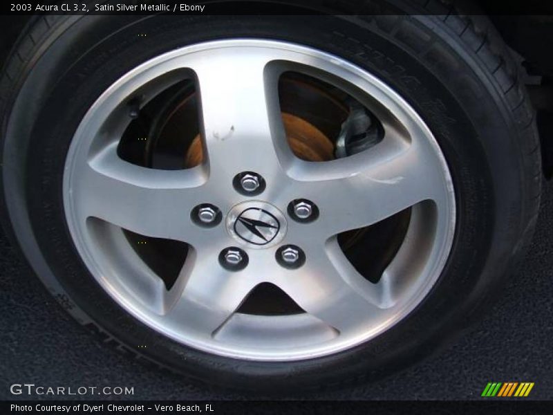 Satin Silver Metallic / Ebony 2003 Acura CL 3.2