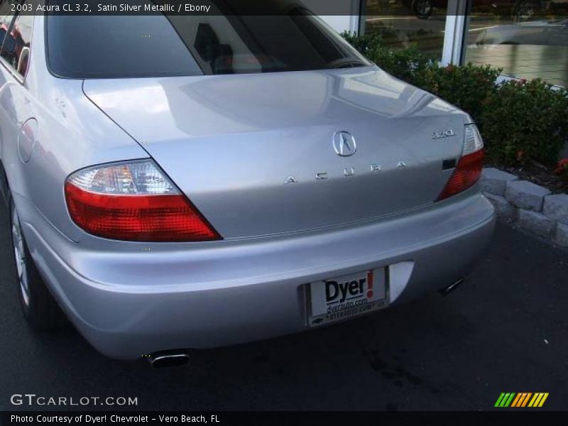Satin Silver Metallic / Ebony 2003 Acura CL 3.2