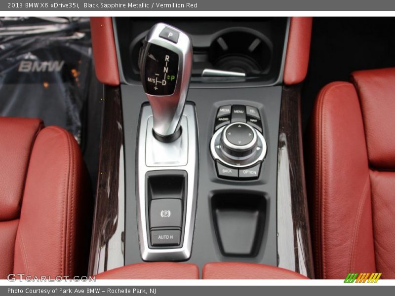 Black Sapphire Metallic / Vermillion Red 2013 BMW X6 xDrive35i