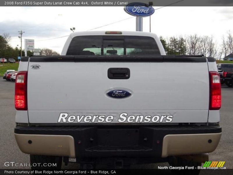 Oxford White / Camel 2008 Ford F350 Super Duty Lariat Crew Cab 4x4