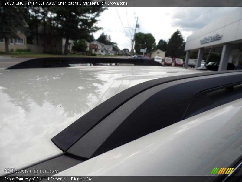 Champagne Silver Metallic / Brownstone 2013 GMC Terrain SLT AWD
