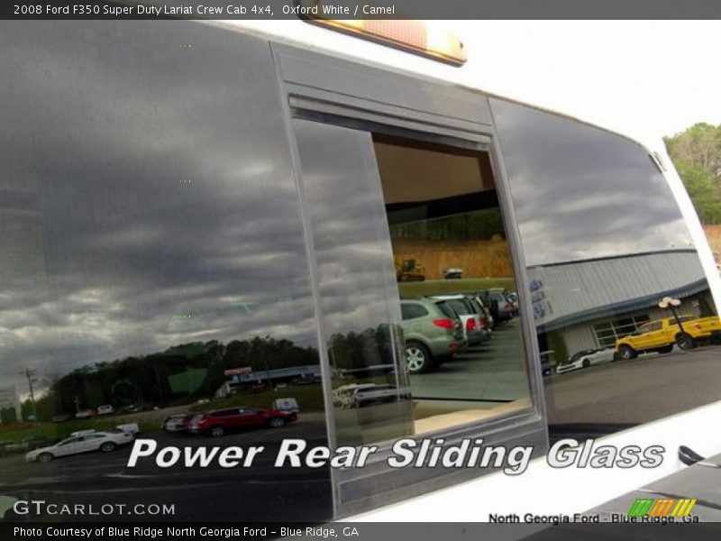 Oxford White / Camel 2008 Ford F350 Super Duty Lariat Crew Cab 4x4