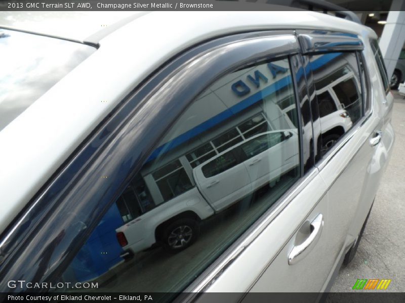 Champagne Silver Metallic / Brownstone 2013 GMC Terrain SLT AWD