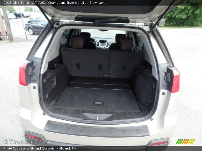 Champagne Silver Metallic / Brownstone 2013 GMC Terrain SLT AWD