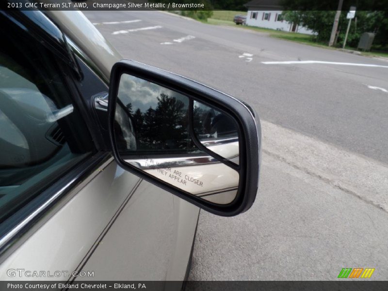 Champagne Silver Metallic / Brownstone 2013 GMC Terrain SLT AWD