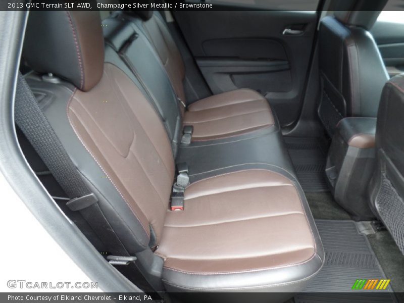 Champagne Silver Metallic / Brownstone 2013 GMC Terrain SLT AWD