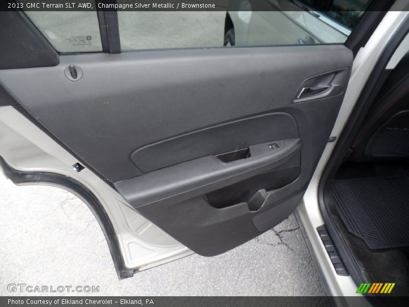 Champagne Silver Metallic / Brownstone 2013 GMC Terrain SLT AWD