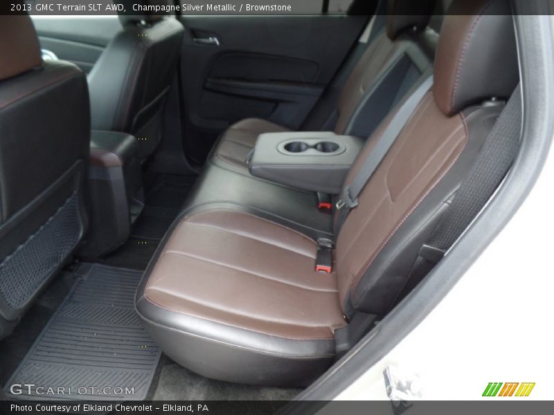 Champagne Silver Metallic / Brownstone 2013 GMC Terrain SLT AWD