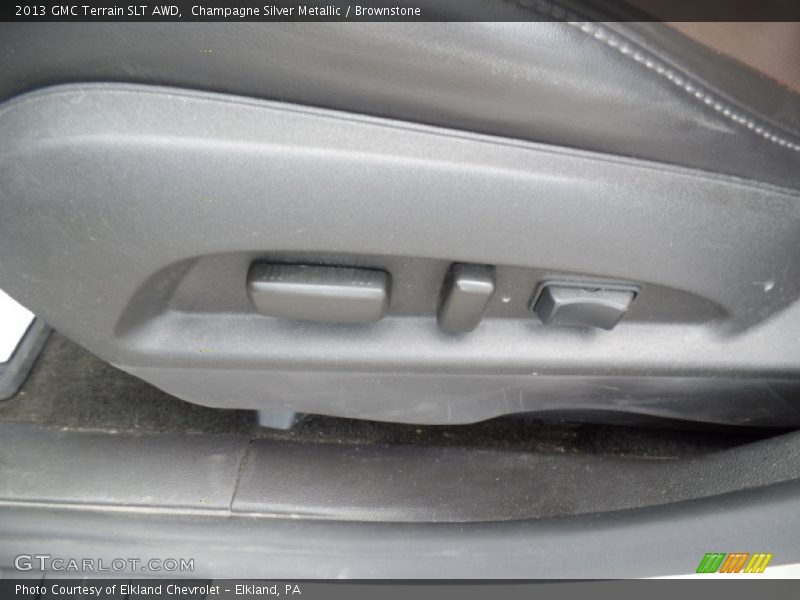 Champagne Silver Metallic / Brownstone 2013 GMC Terrain SLT AWD