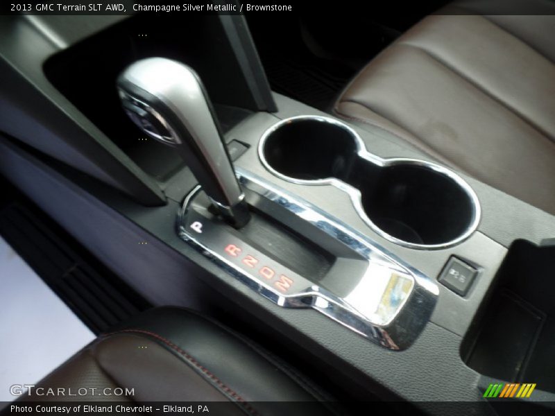 Champagne Silver Metallic / Brownstone 2013 GMC Terrain SLT AWD