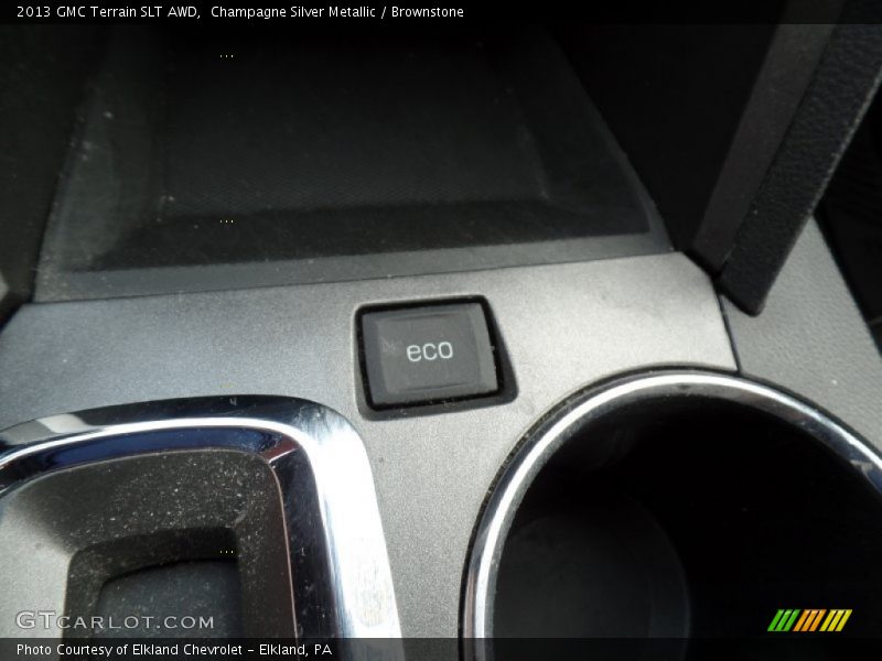 Champagne Silver Metallic / Brownstone 2013 GMC Terrain SLT AWD