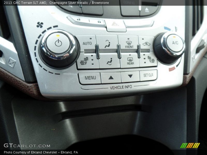 Champagne Silver Metallic / Brownstone 2013 GMC Terrain SLT AWD