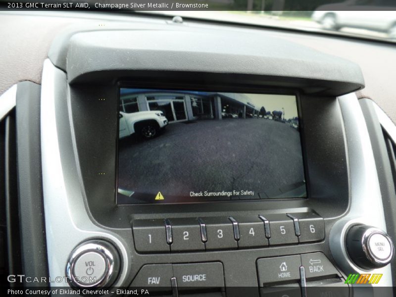 Champagne Silver Metallic / Brownstone 2013 GMC Terrain SLT AWD