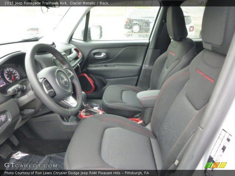 Front Seat of 2015 Renegade Trailhawk 4x4