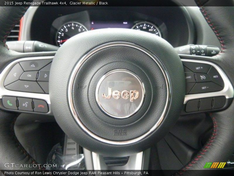 Glacier Metallic / Black 2015 Jeep Renegade Trailhawk 4x4