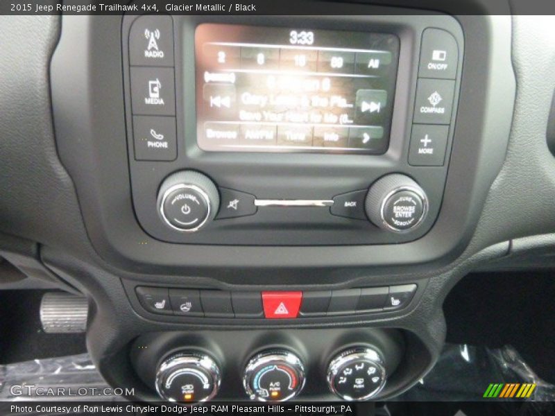 Controls of 2015 Renegade Trailhawk 4x4
