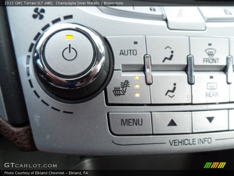 Champagne Silver Metallic / Brownstone 2013 GMC Terrain SLT AWD