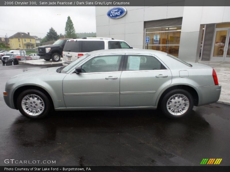 Satin Jade Pearlcoat / Dark Slate Gray/Light Graystone 2006 Chrysler 300