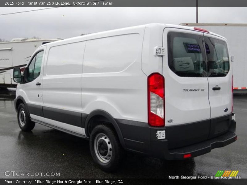 Oxford White / Pewter 2015 Ford Transit Van 250 LR Long
