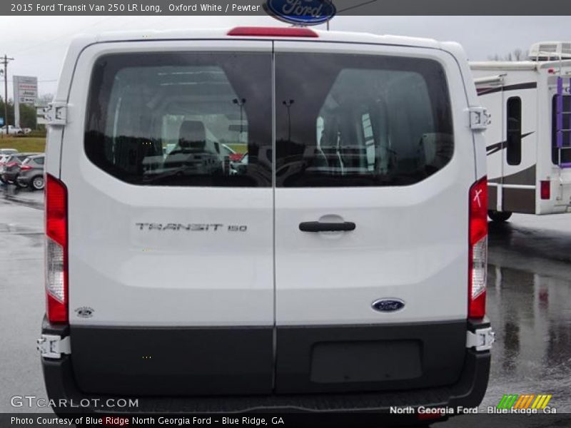 Oxford White / Pewter 2015 Ford Transit Van 250 LR Long