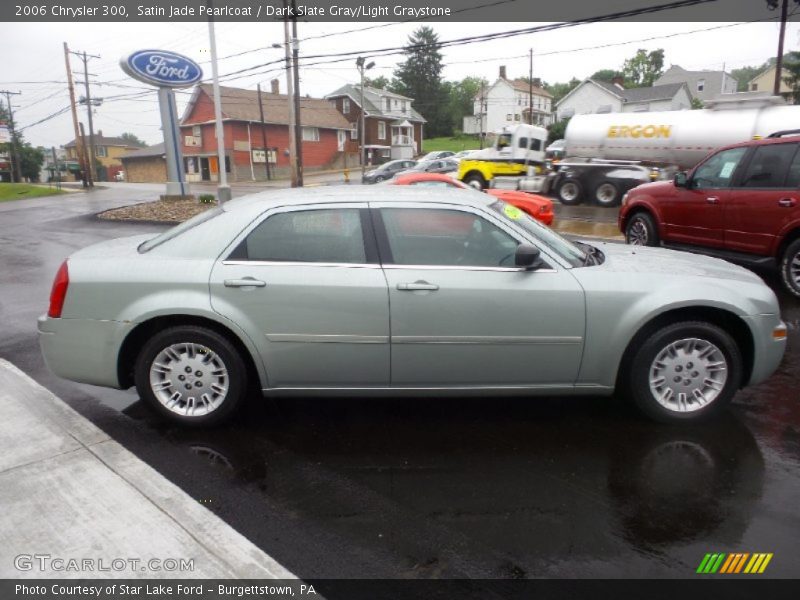 Satin Jade Pearlcoat / Dark Slate Gray/Light Graystone 2006 Chrysler 300