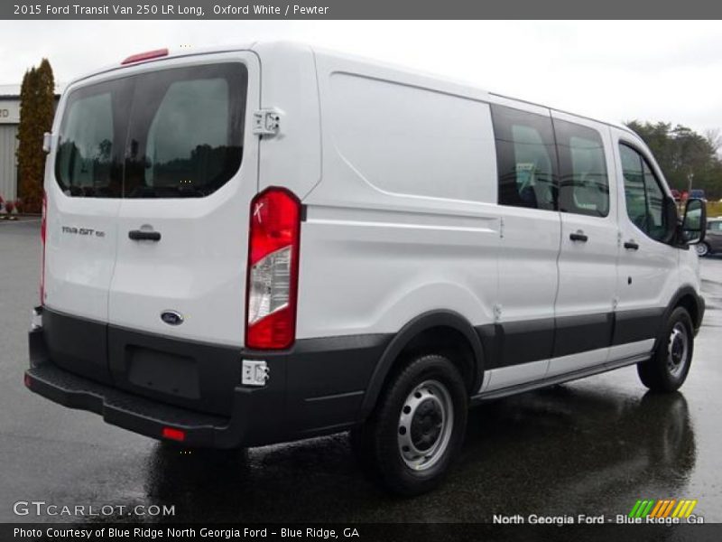 Oxford White / Pewter 2015 Ford Transit Van 250 LR Long