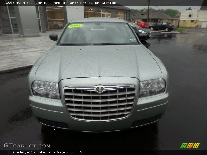 Satin Jade Pearlcoat / Dark Slate Gray/Light Graystone 2006 Chrysler 300