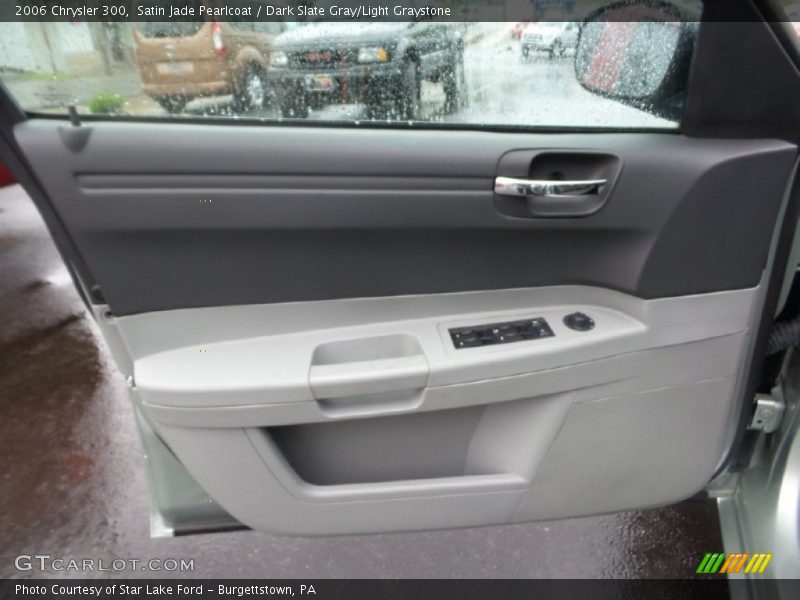 Satin Jade Pearlcoat / Dark Slate Gray/Light Graystone 2006 Chrysler 300