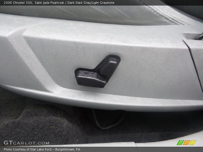 Satin Jade Pearlcoat / Dark Slate Gray/Light Graystone 2006 Chrysler 300