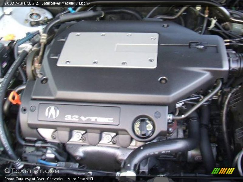 Satin Silver Metallic / Ebony 2003 Acura CL 3.2