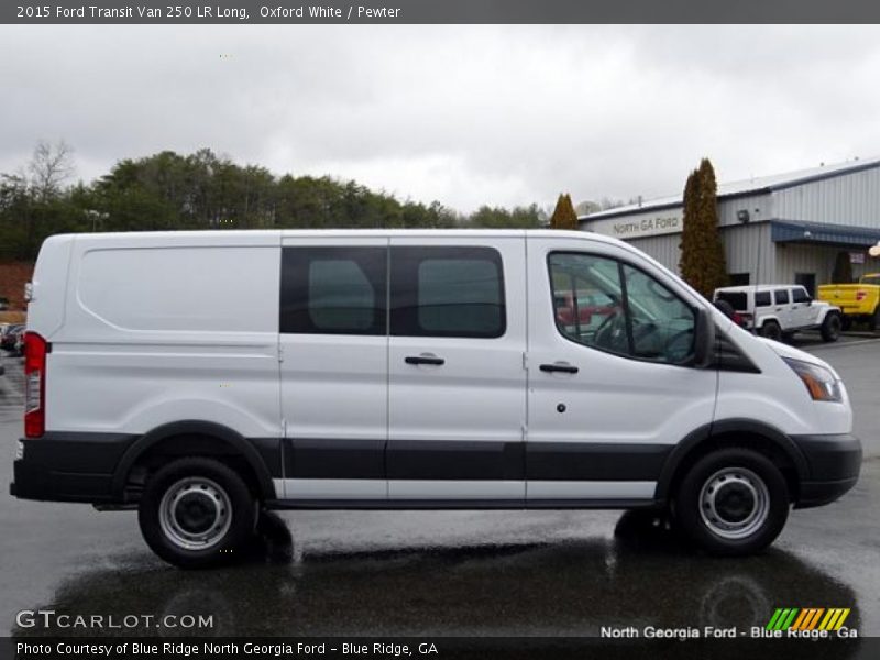 Oxford White / Pewter 2015 Ford Transit Van 250 LR Long