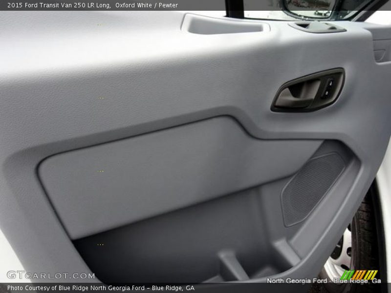 Oxford White / Pewter 2015 Ford Transit Van 250 LR Long