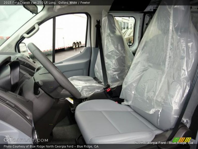 Oxford White / Pewter 2015 Ford Transit Van 250 LR Long