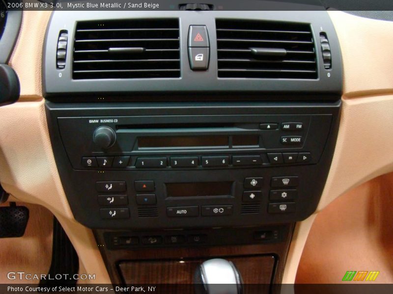 Mystic Blue Metallic / Sand Beige 2006 BMW X3 3.0i